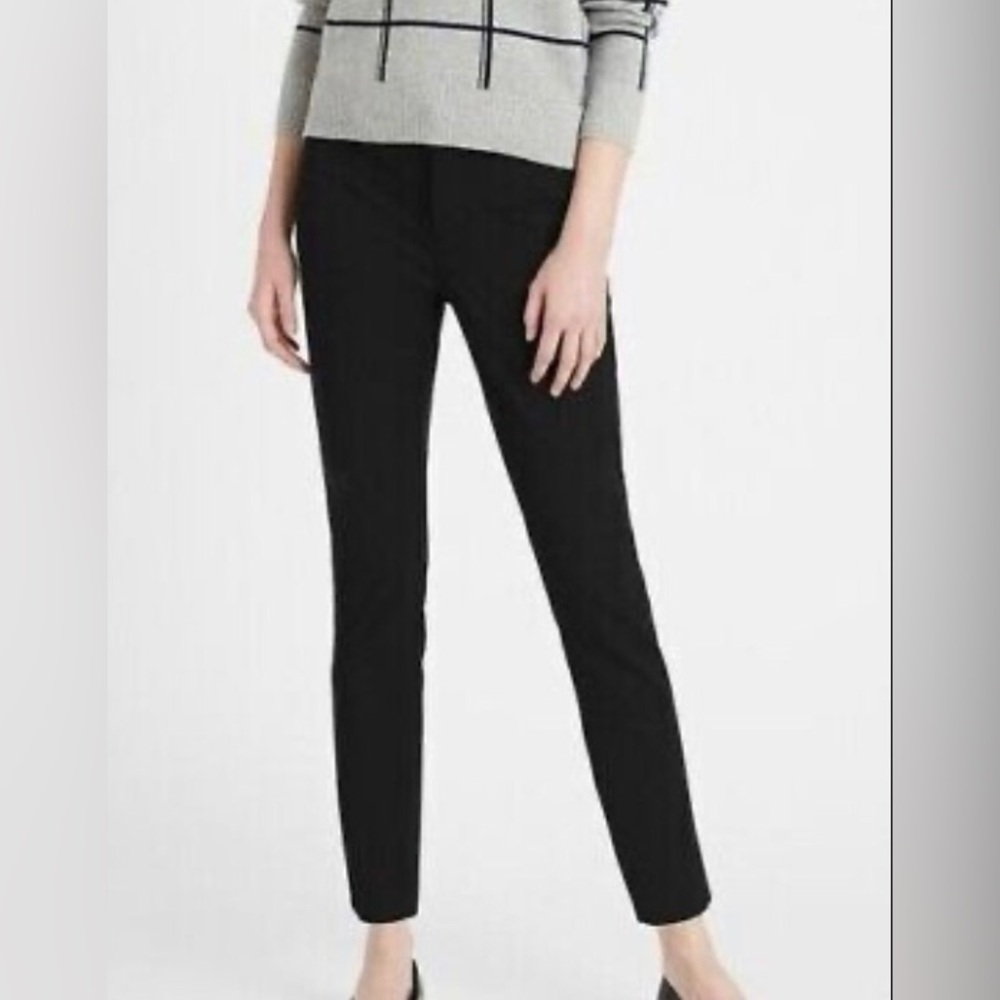 6p Sloan cropped black pant